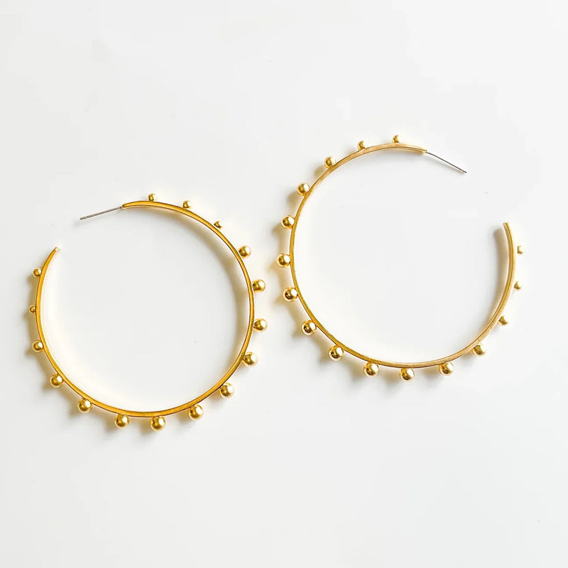 Jennifer Matte Gold Hoops