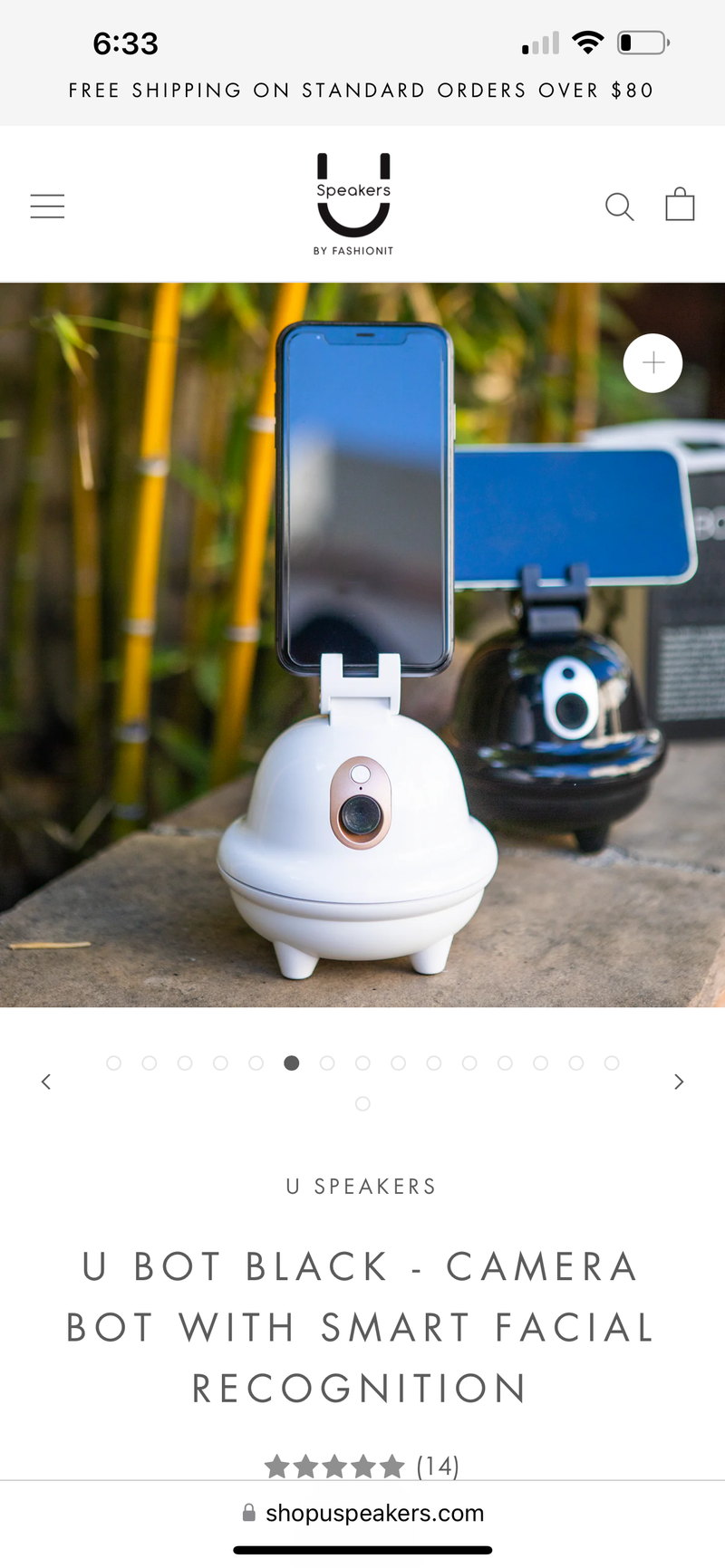 U Bot - Camera Bot With Smart Facial Recognition