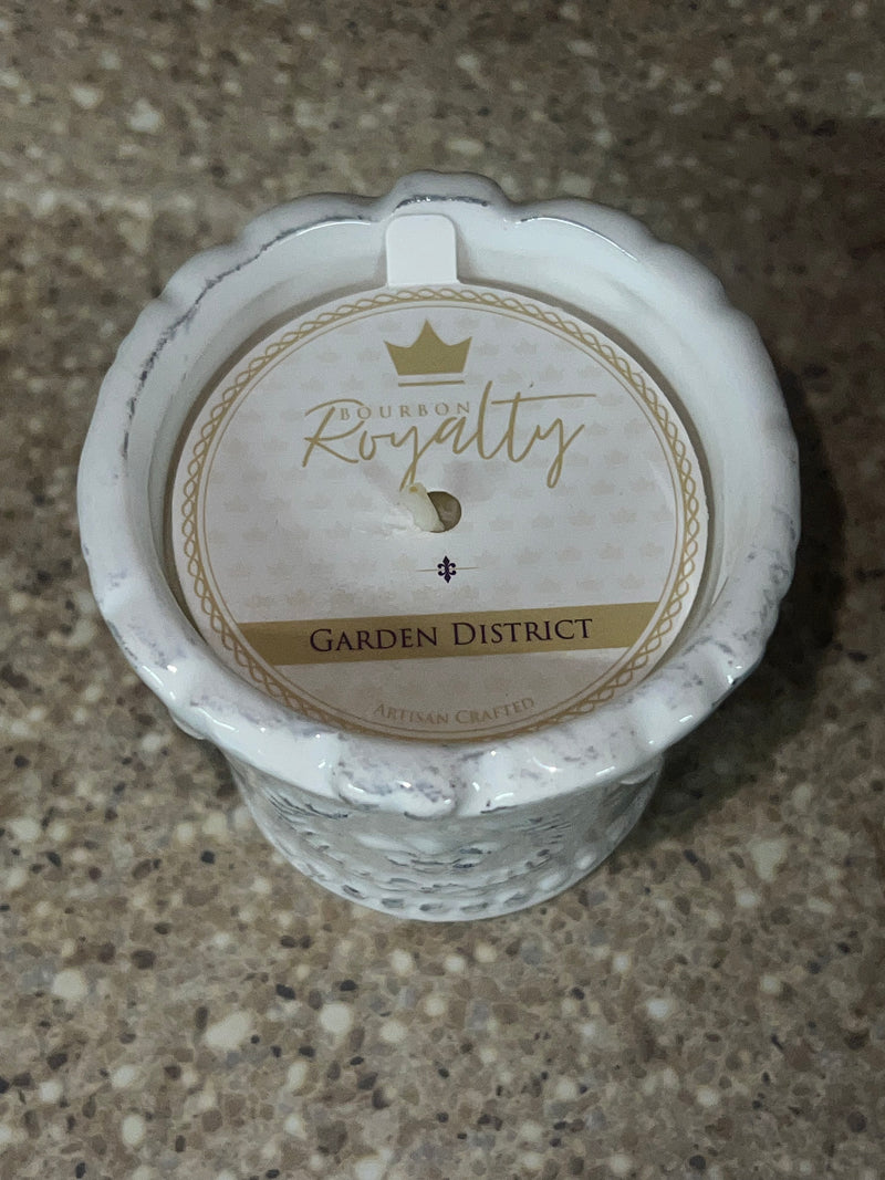 Bourbon Royalty- Garden District- 3oz Marquis Candle