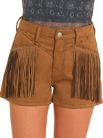 Rock N Roll Suede Fringe Shorts