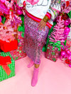 Merry Pinkmas Sequin Skirt