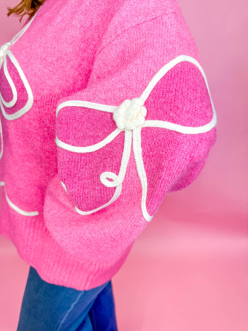 Pretty and Sweet Bow Sweater