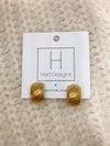 Hart Designs- Golden Fall Hoop Earrings