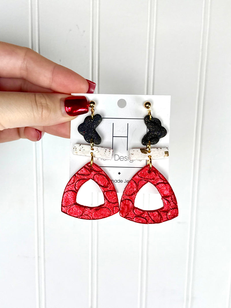 Hart Designs- Shine and Score Earrings