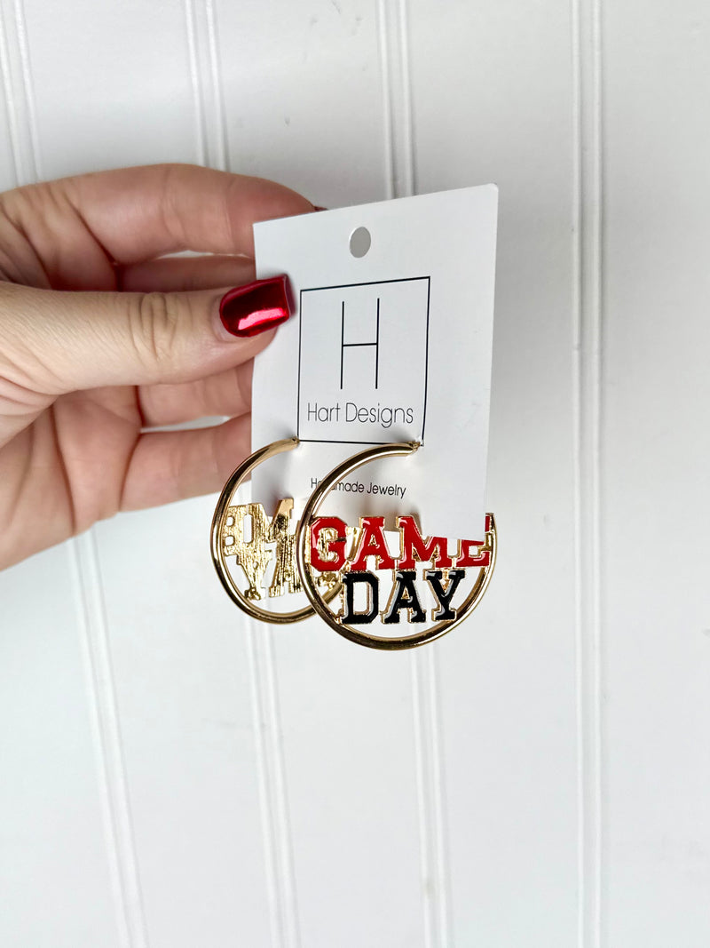 Hart Designs- It's Game Day Hoops