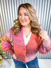 Molly Bracken ombre sweater cardigan. 