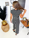 Blissful Stripes Pants Set