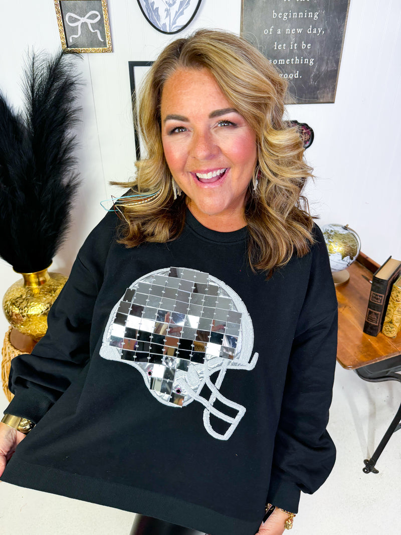 Queen of Sparkles- Helmet Sweatshirt