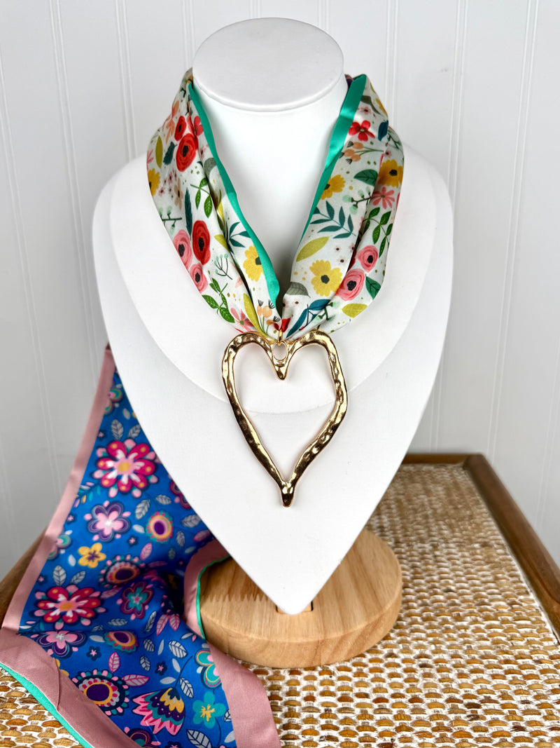 Hart Designs- Wildflower Fun Scarf Necklace
