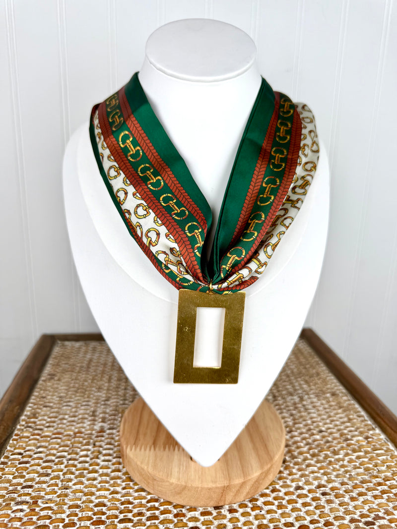 Hart Designs- Golden Link Scarf Necklace