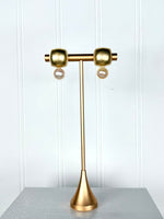 Jennifer Gold/Pearl Earrings