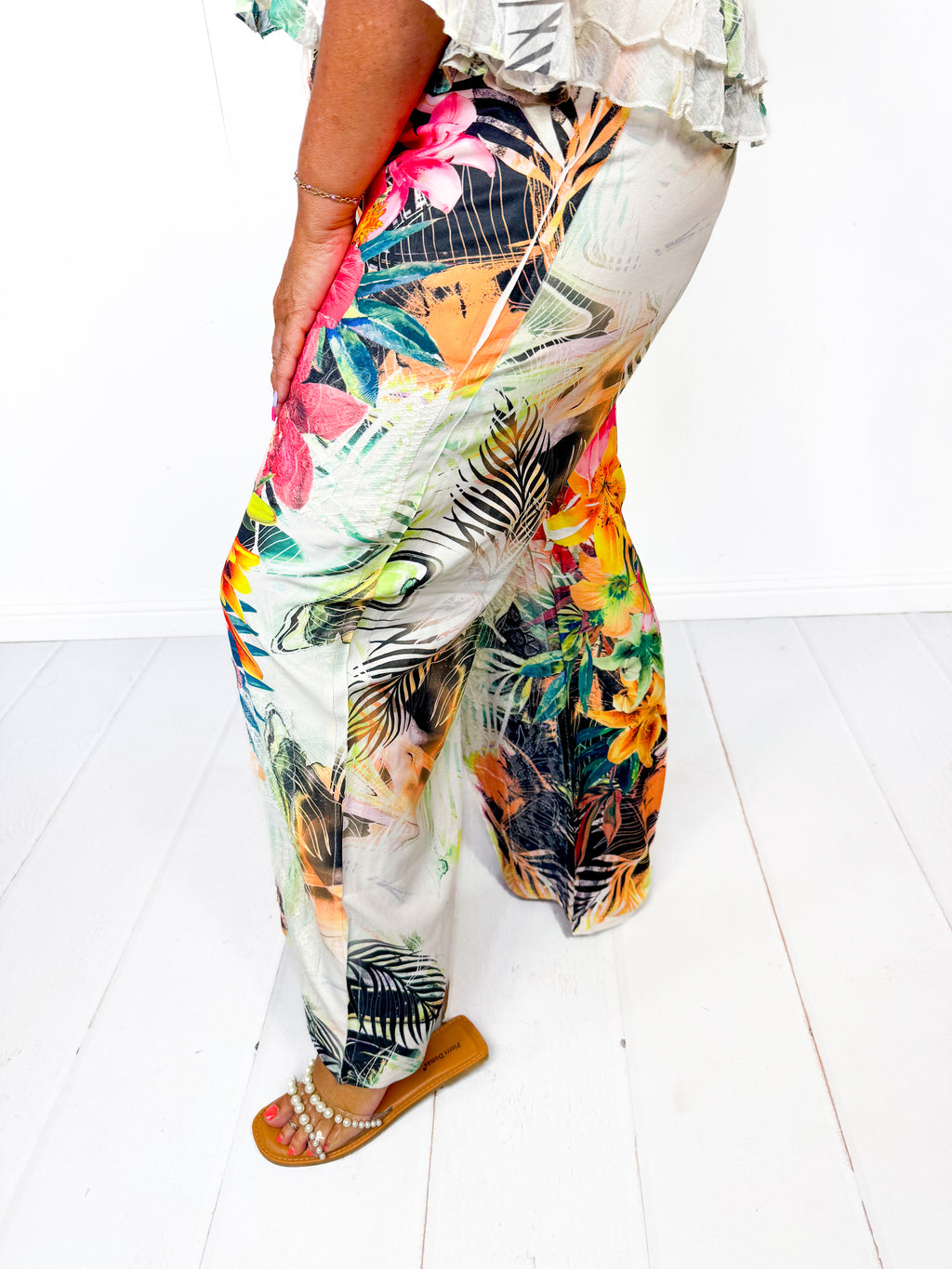 Tropical Dreams Wide Leg Pants