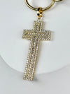 Glorious Day Rhinestone Cross Charm