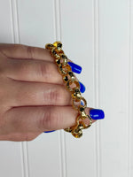 Krista Gold Hammered Bracelet