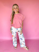 Feeling Floral Wide Leg Jeans