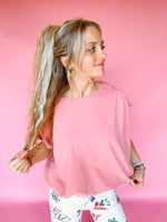 Laguna Beach Top- Blush