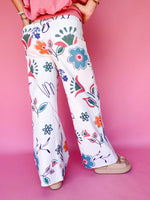 Feeling Floral Wide Leg Jeans