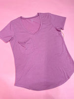 Z Supply Pocket Tee - Dusty Orchid