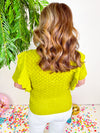 Living Lime Sweater Top