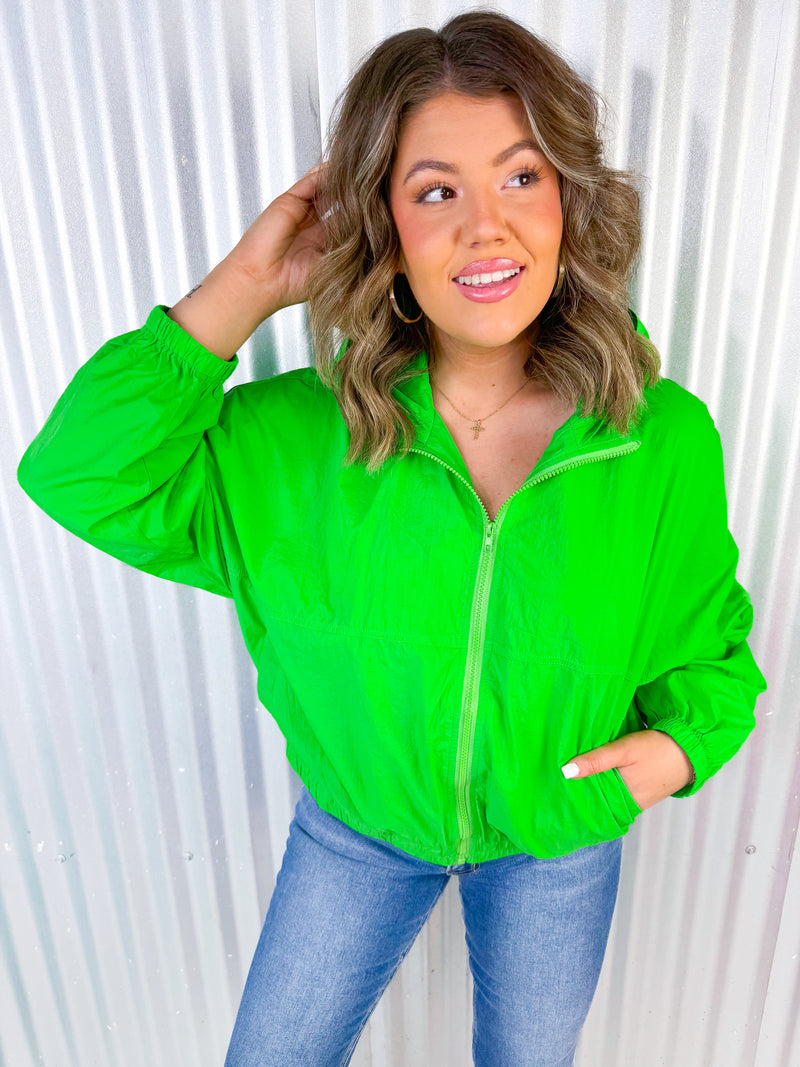 Lucy Workout Jacket- Green