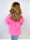 Calee Washed Tee - Pink