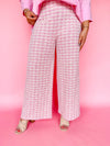 Clueless Pink Houndstooth Trousers