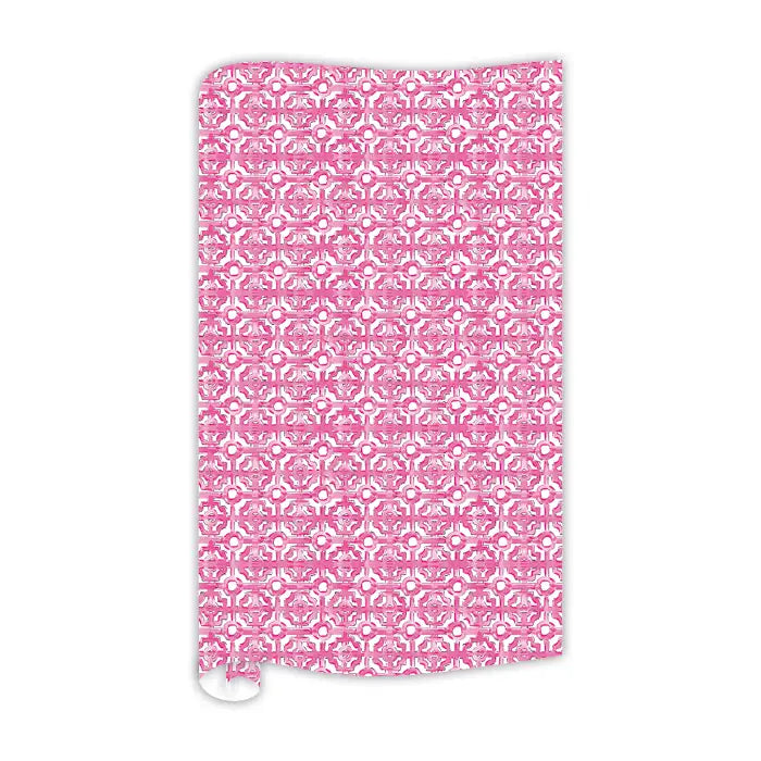 Rosanne Beck - Pink Trellis Wrapping Paper