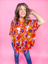 Adrienne- Feeling Groovy Button Down