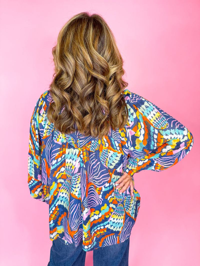 Wanderlust Bubble Sleeve Top