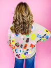 Queen of Sparkles- Leopard Sweatshirt