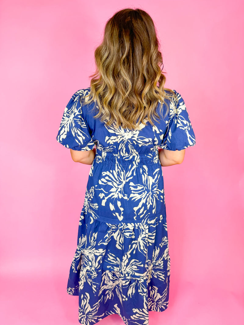 Navy Nights Maxi Dress