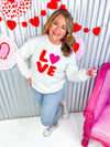 Lovey Dovey Quilted Sweatshirt