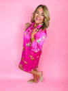 Leopard Haven Dress- Pink