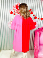 Love Spell Color Block Dress