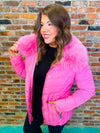 Bubble Gum Fur Coat