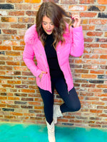 Bubble Gum Fur Coat