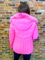 Bubble Gum Fur Coat