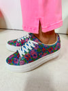 Betsey Johnson- Blue Poppy Sneakers