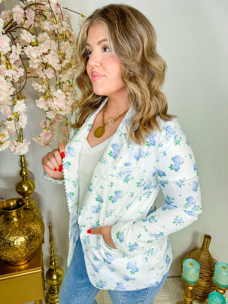 Everly Floral Blazer