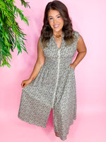 Leave Me Leopard Maxi Dress