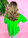Breezy Babe Top- Grass Green