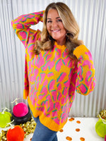 On Fire Cheetah Sweater