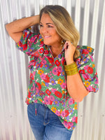 Delaney Floral Top