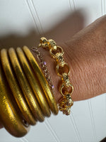 Krista Gold Hammered Bracelet