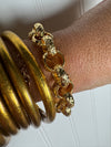 Krista Gold Hammered Bracelet