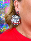 Glory Glory Dawg Earrings