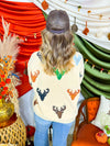 Queen of Sparkles- Deer Head Sweatshirt