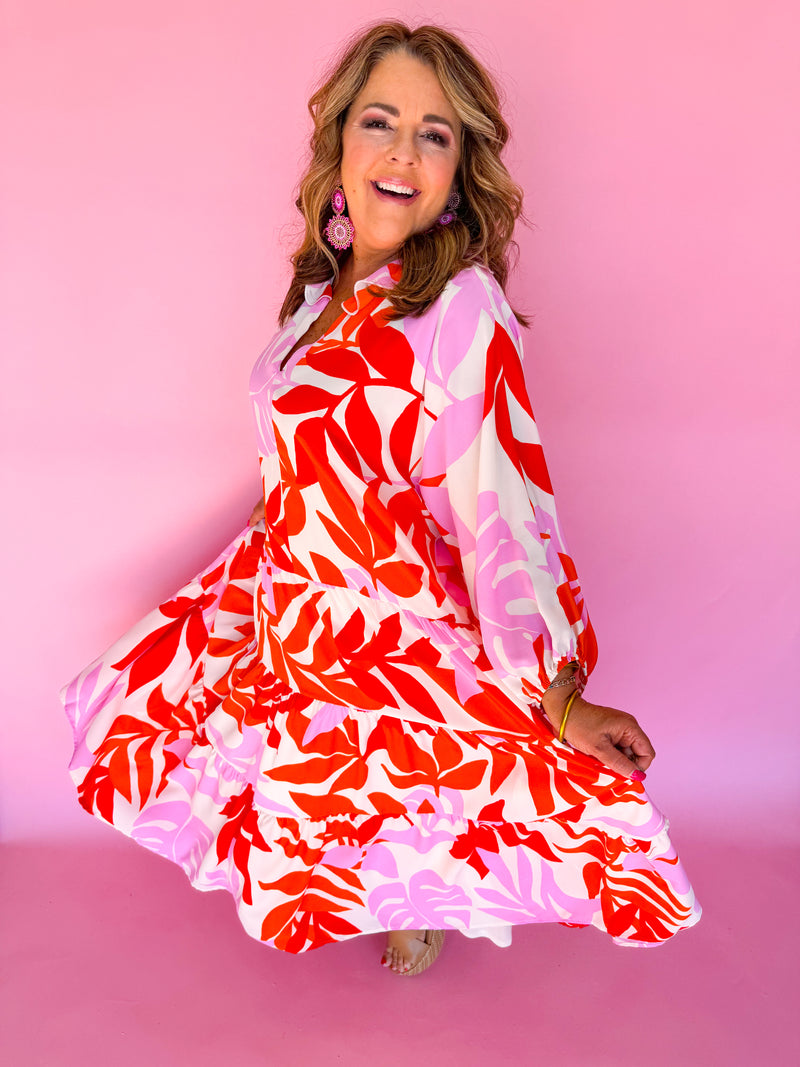 Adrienne- Raelyn Tropical Maxi Dress