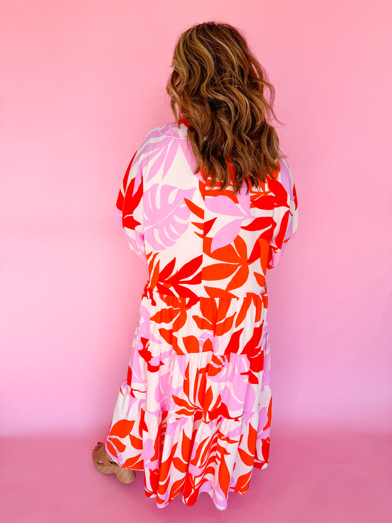 Adrienne- Raelyn Tropical Maxi Dress