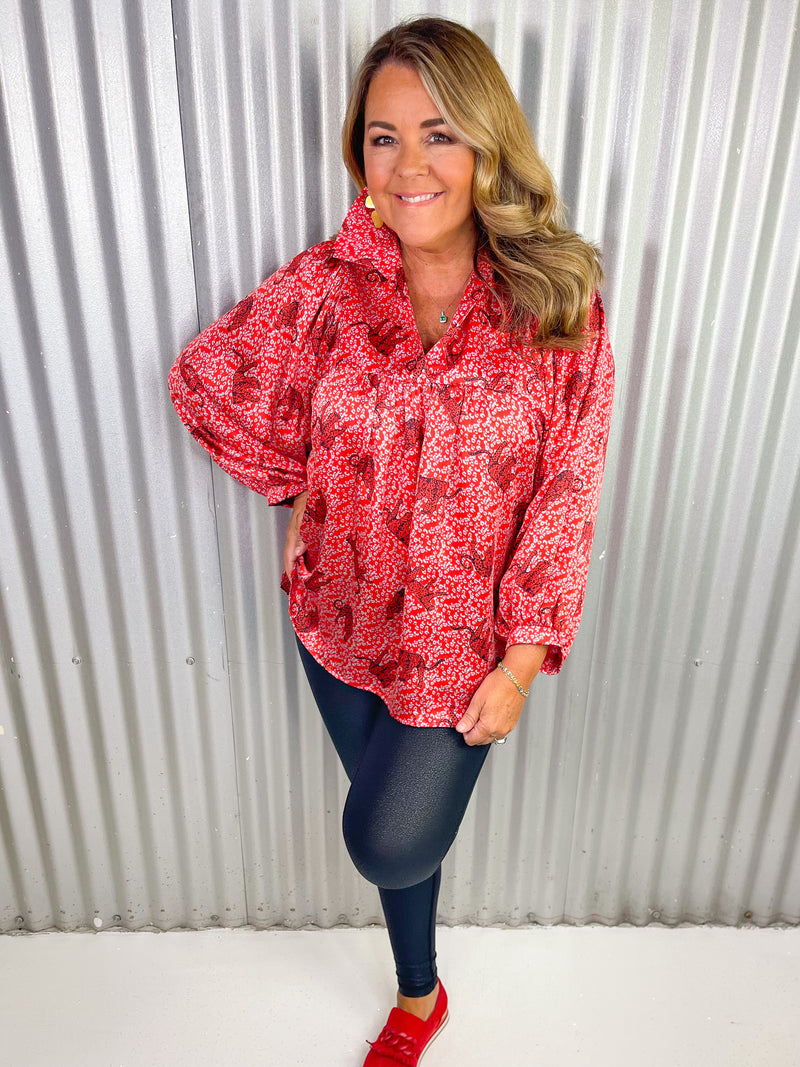 She Leopard Top - Adrienne